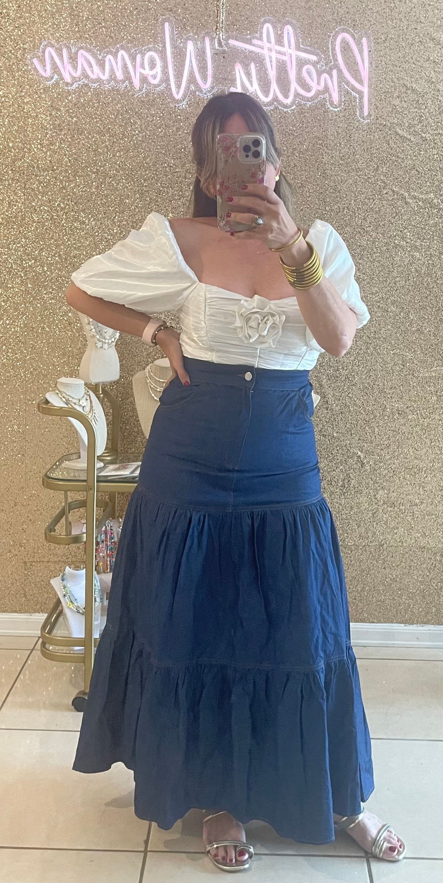 Nany Flower Top
