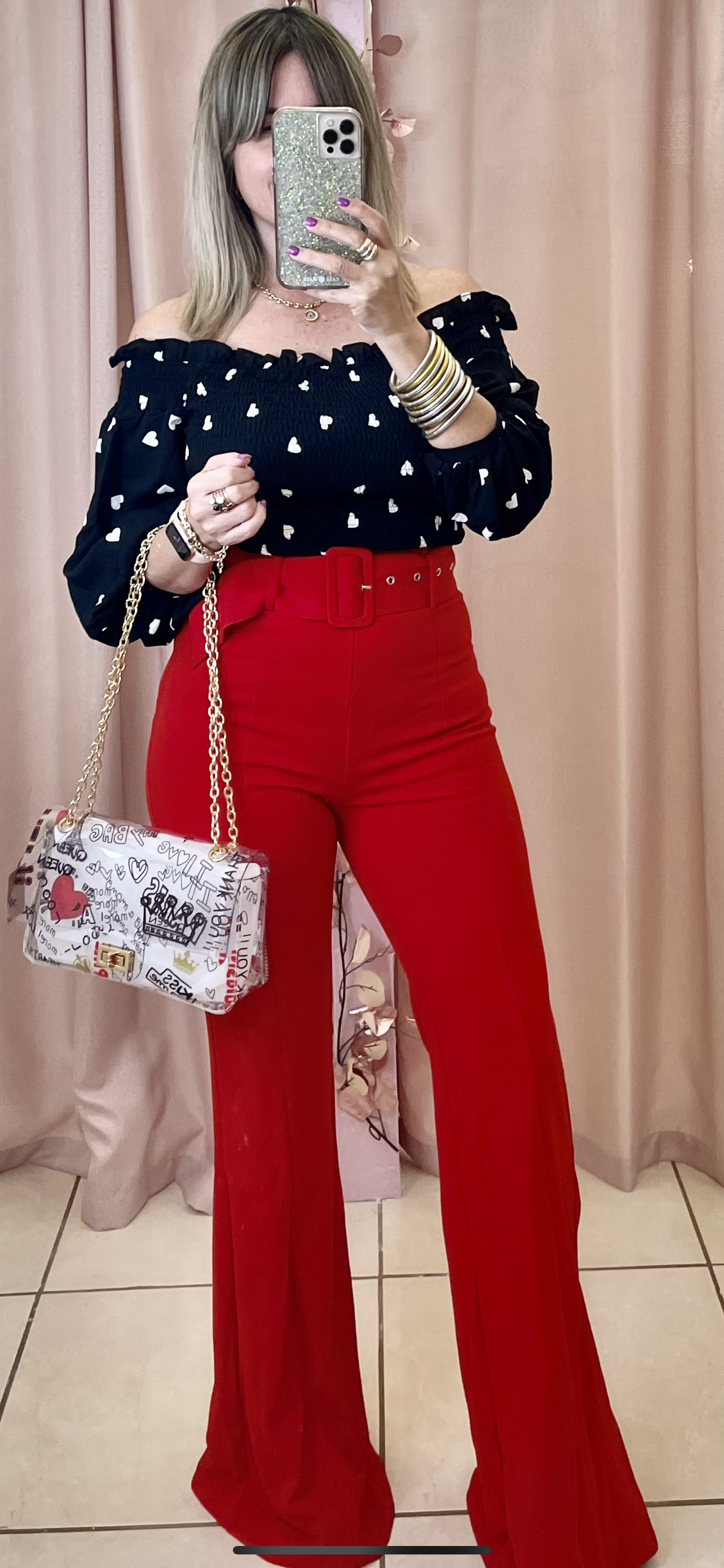 Red Long Pants