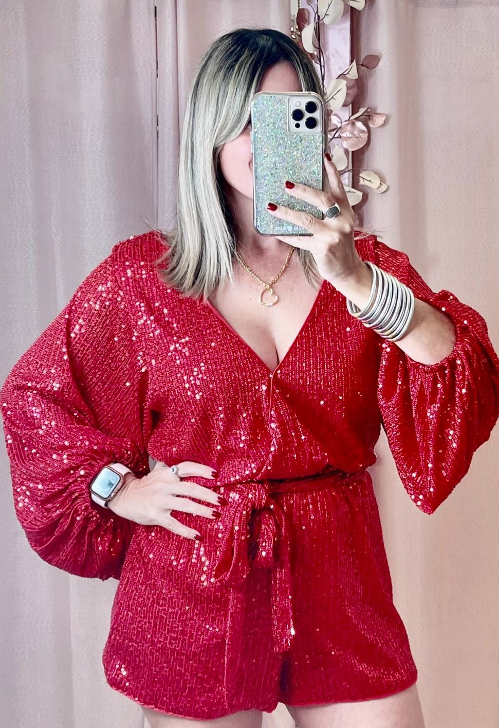 Sequin Romper
