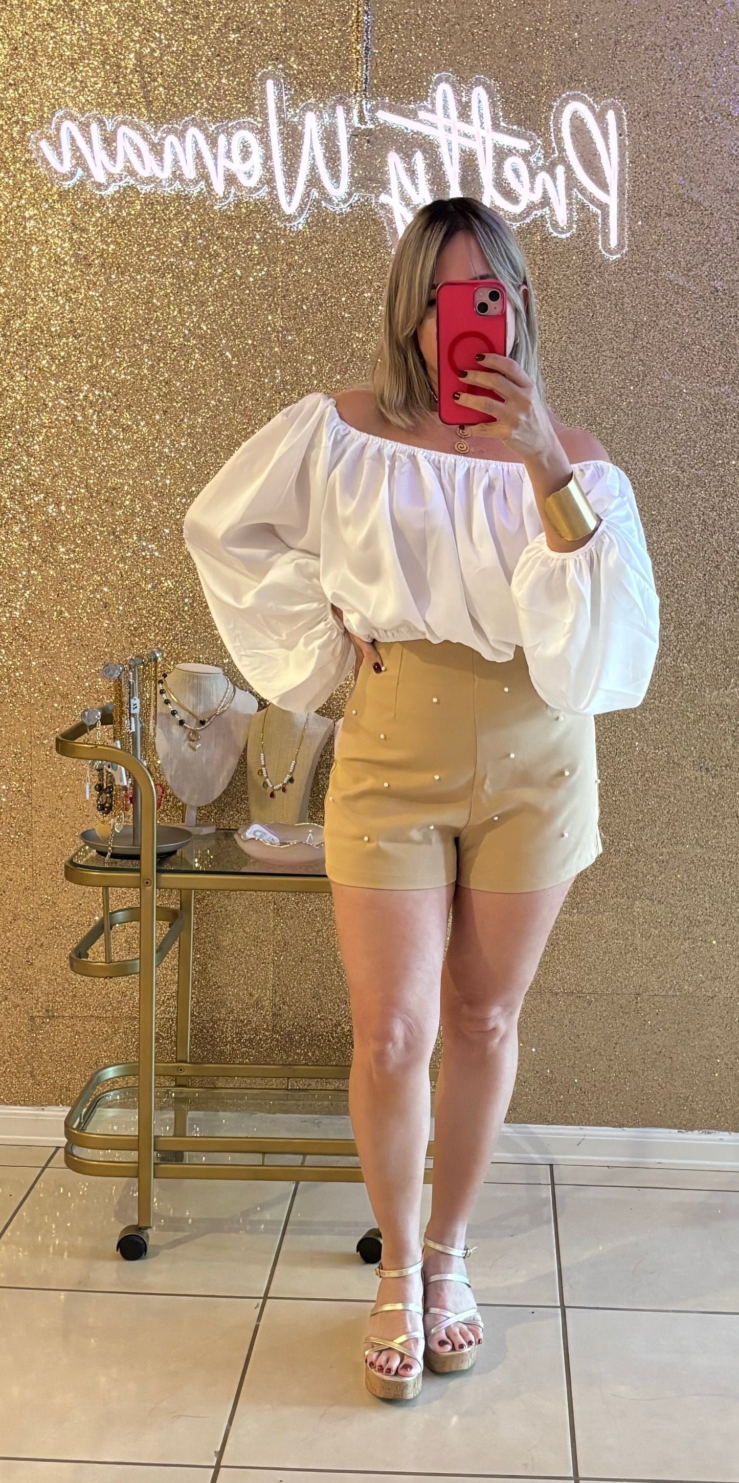 Flavia Pearl Short