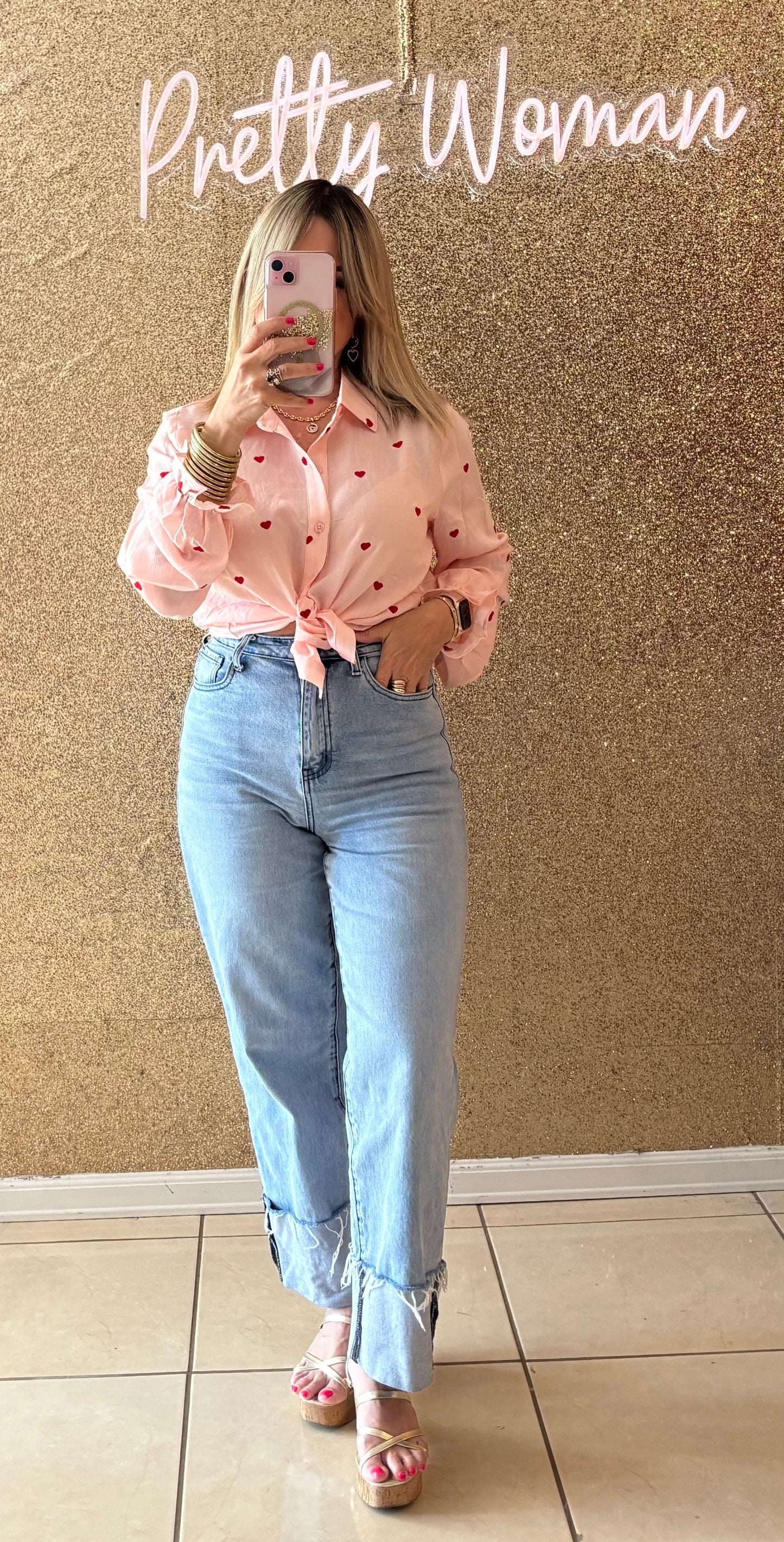 Geraldine Heart Top