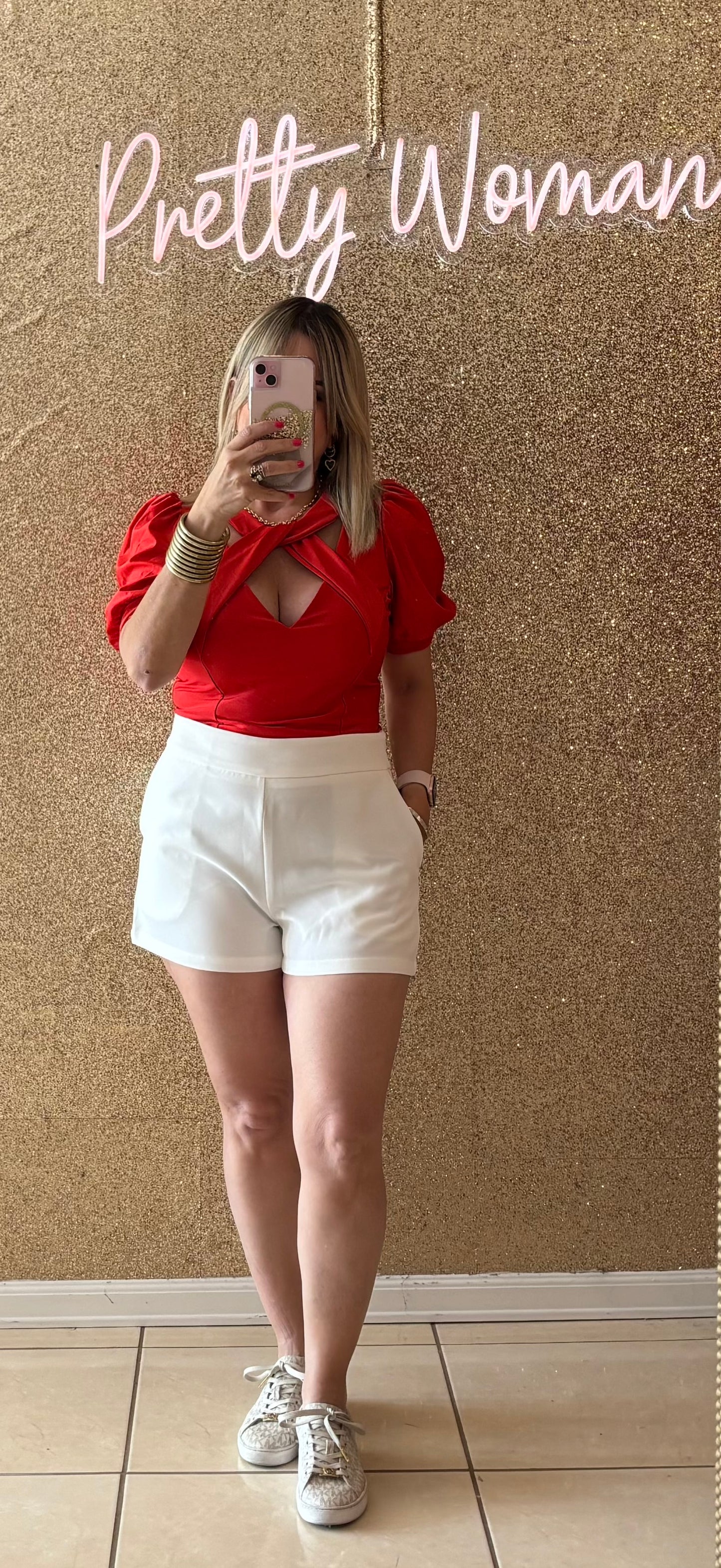 Gina Red Top