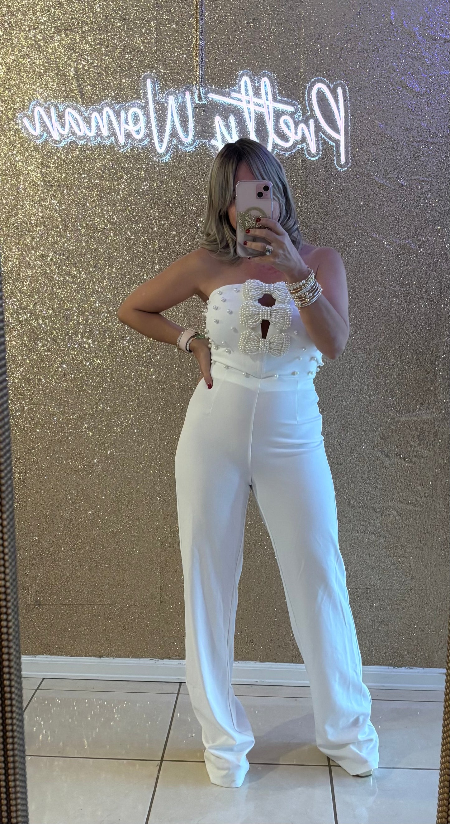 OLIVIA BOW JUMPSUIT