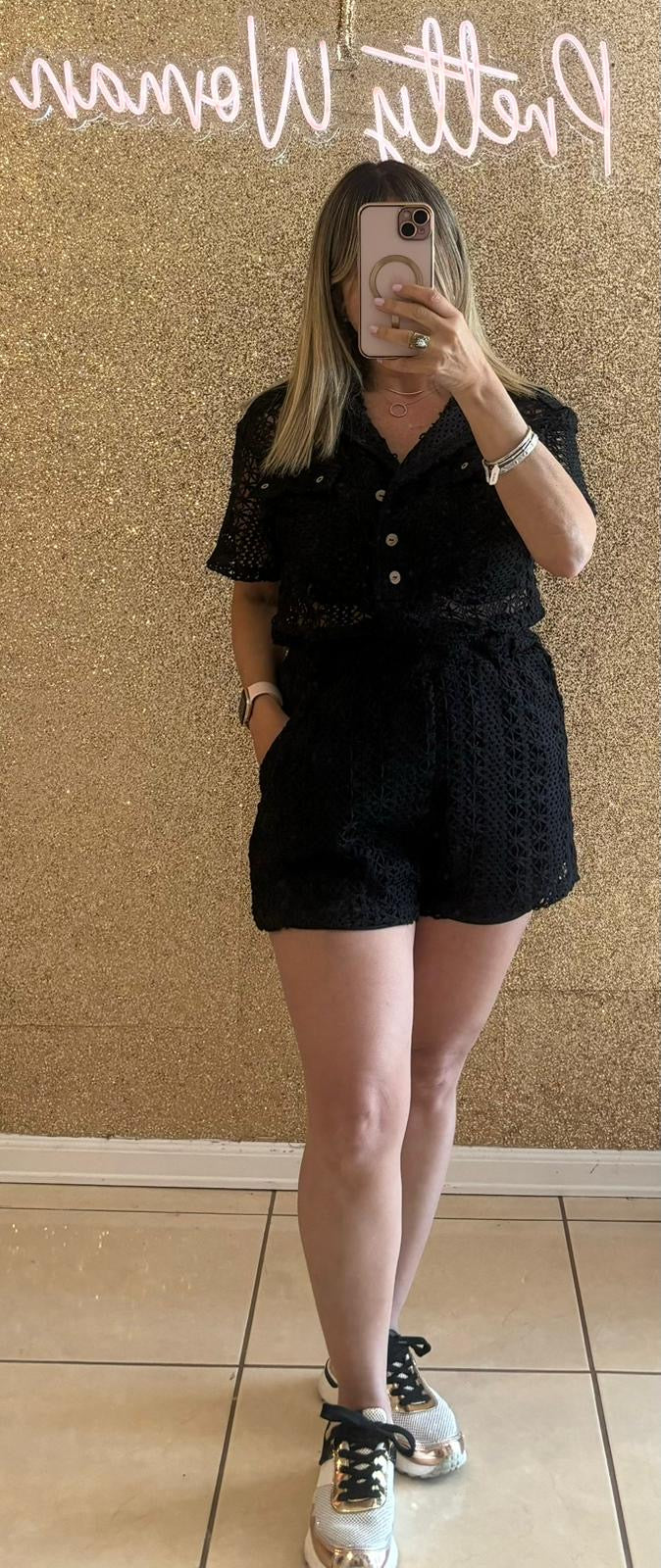 Elisa Crochet Romper