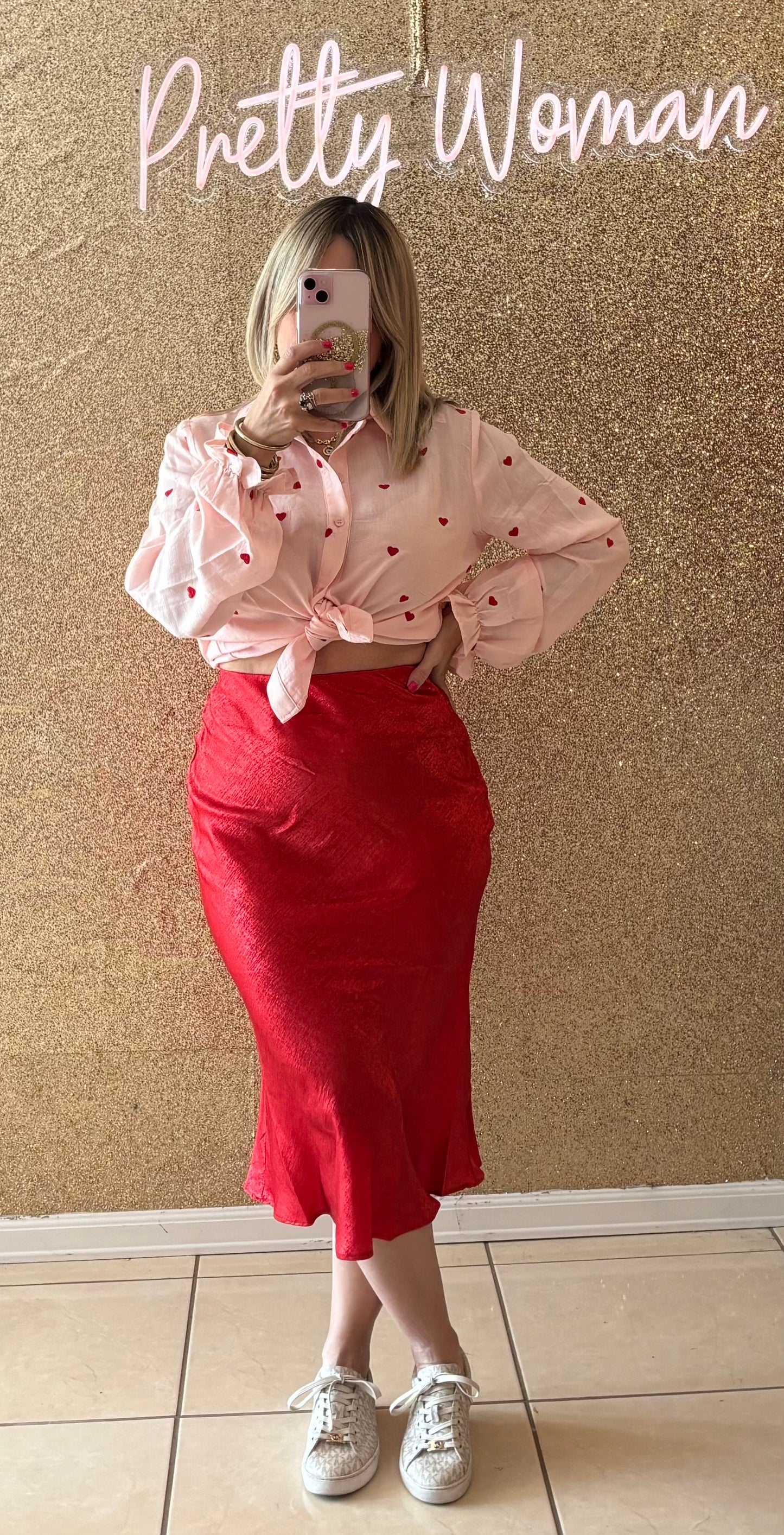 Geraldine Heart Top