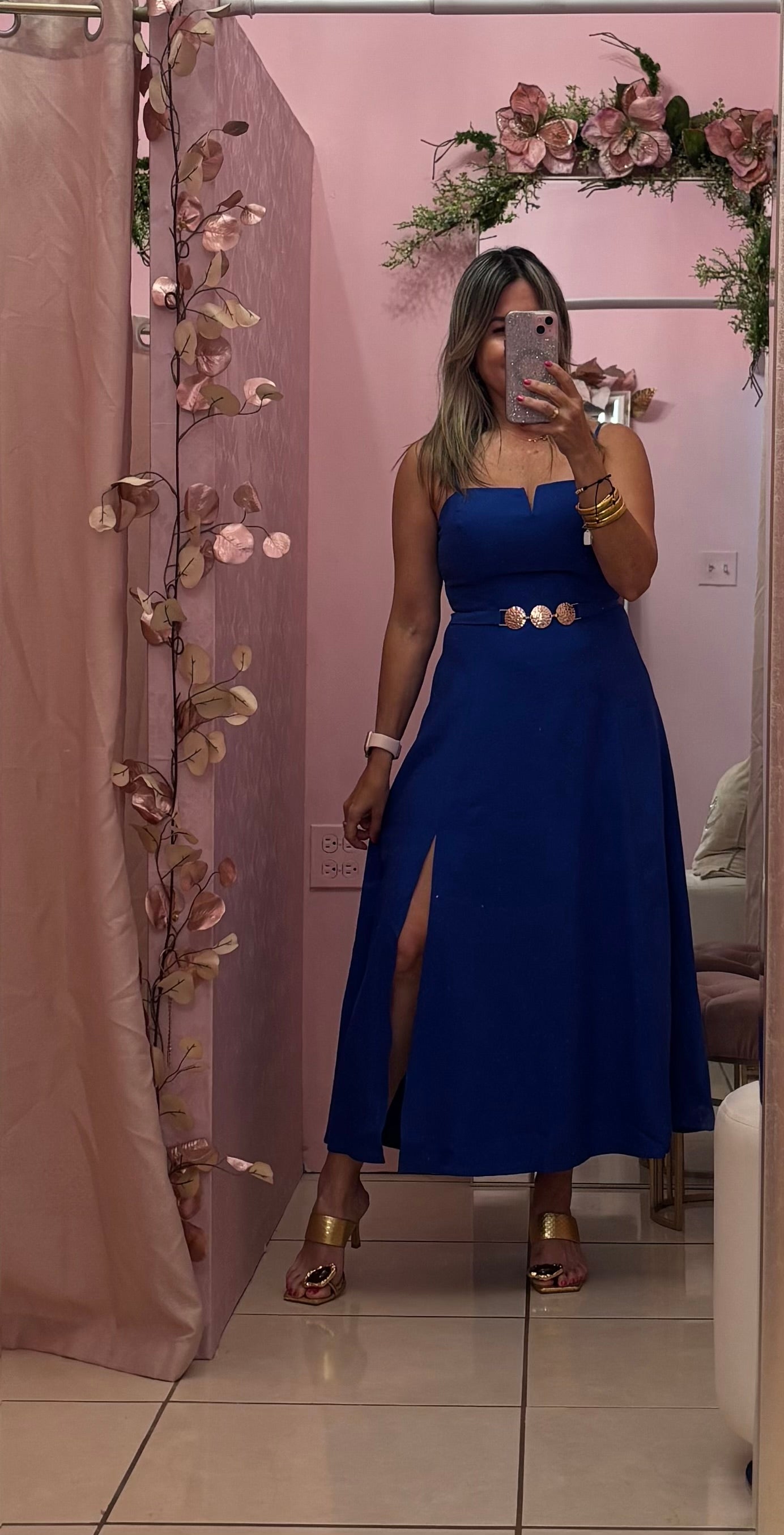 Liana Royal Blue Dress