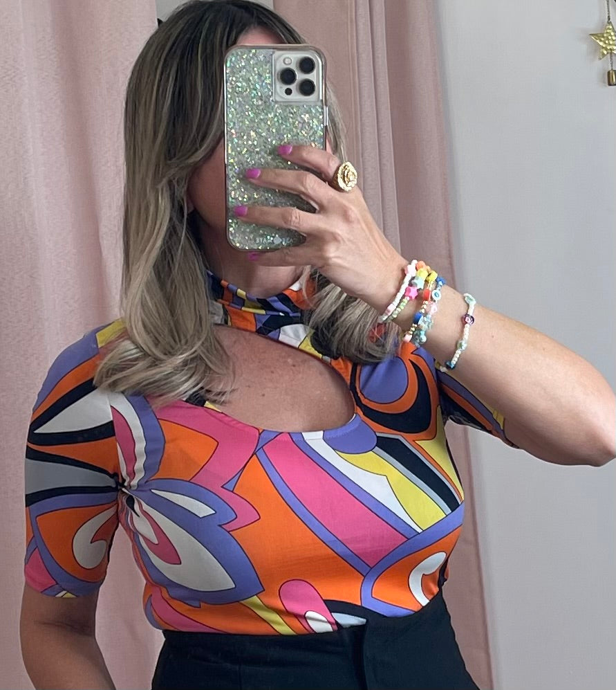 Laila Printed Bodysuit