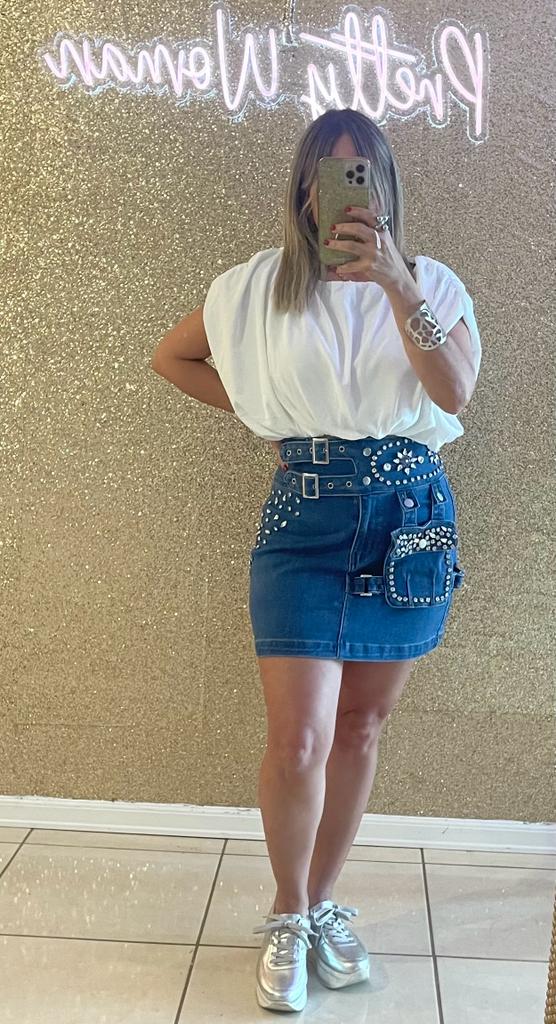 Raquel Denim Skirt