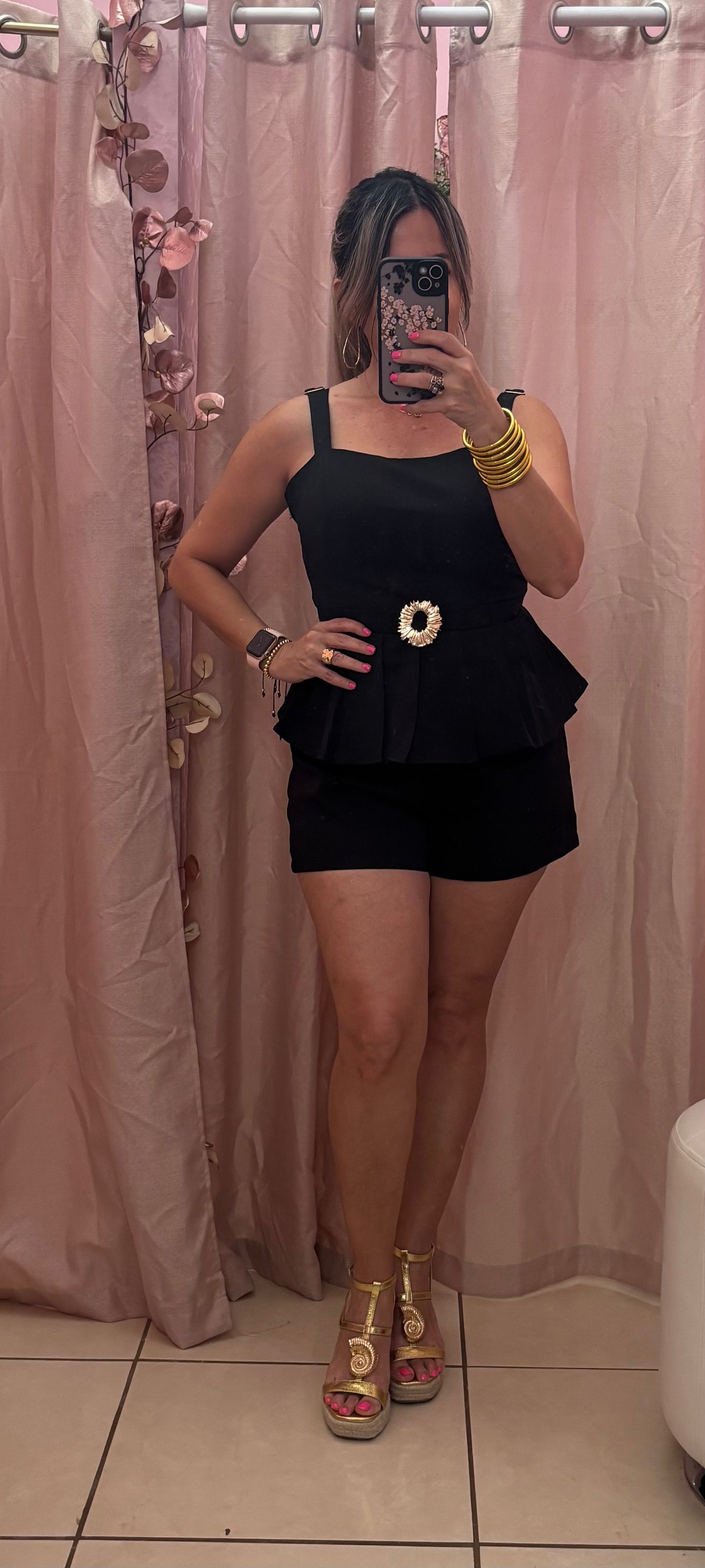 Lucia Black Short Set