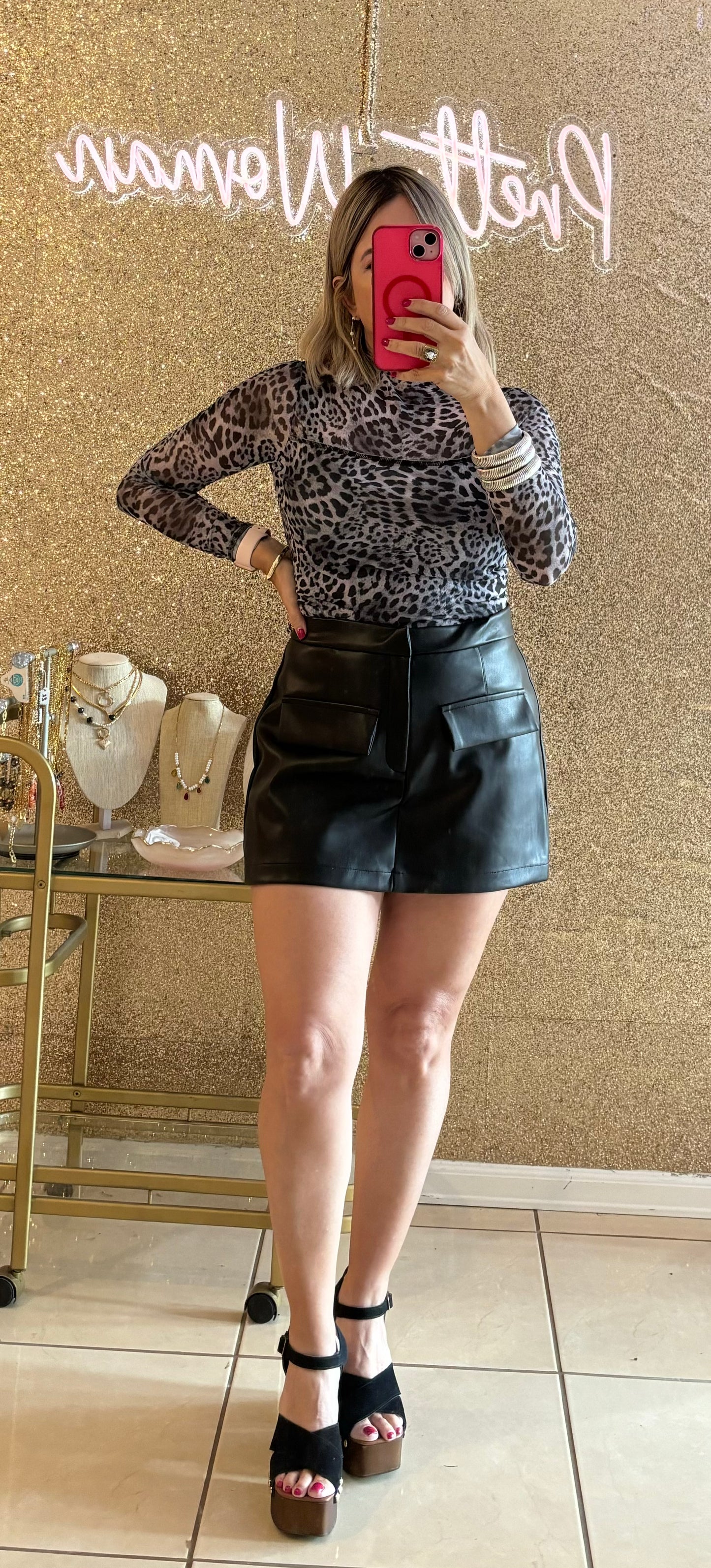 Daniela Animal Print Top