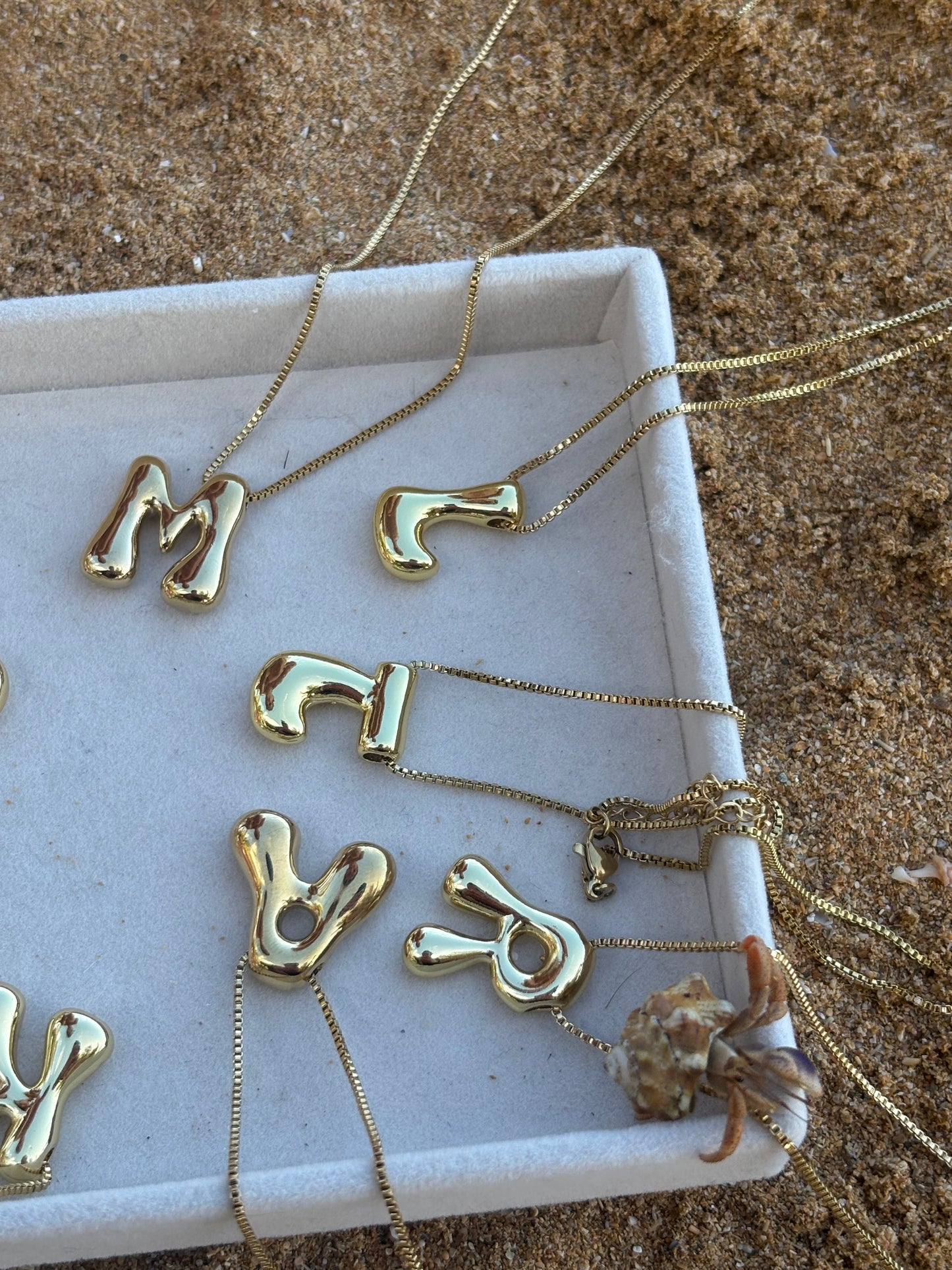 FUNKY LETTER NECKLACLE
