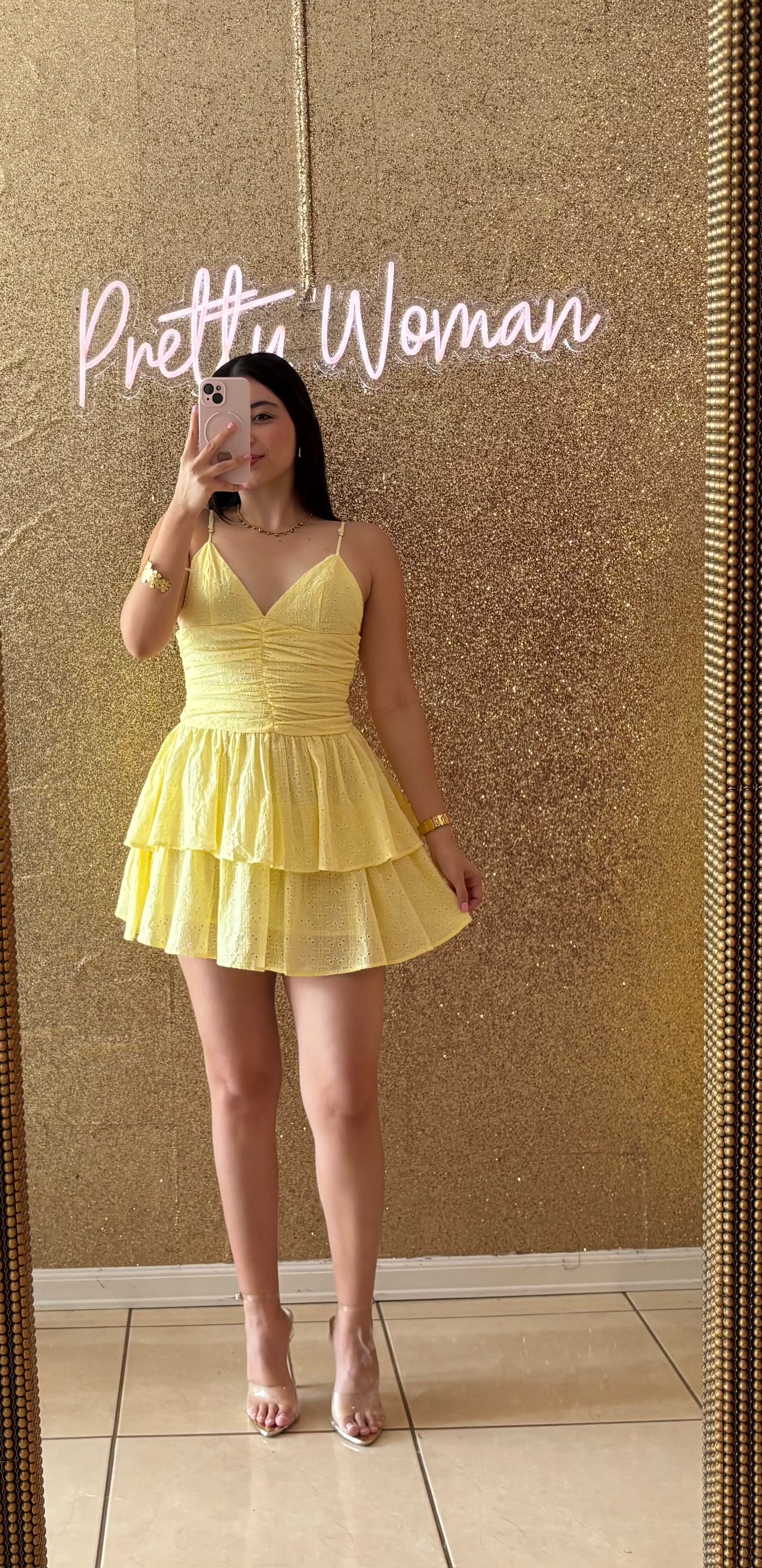 Cecilia Eyelet Dress