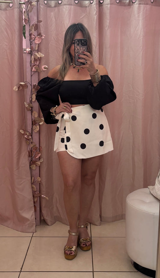 Grace Polka Dot Skort