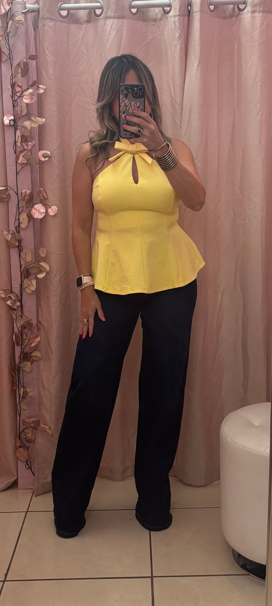Cecilia Yellow Top