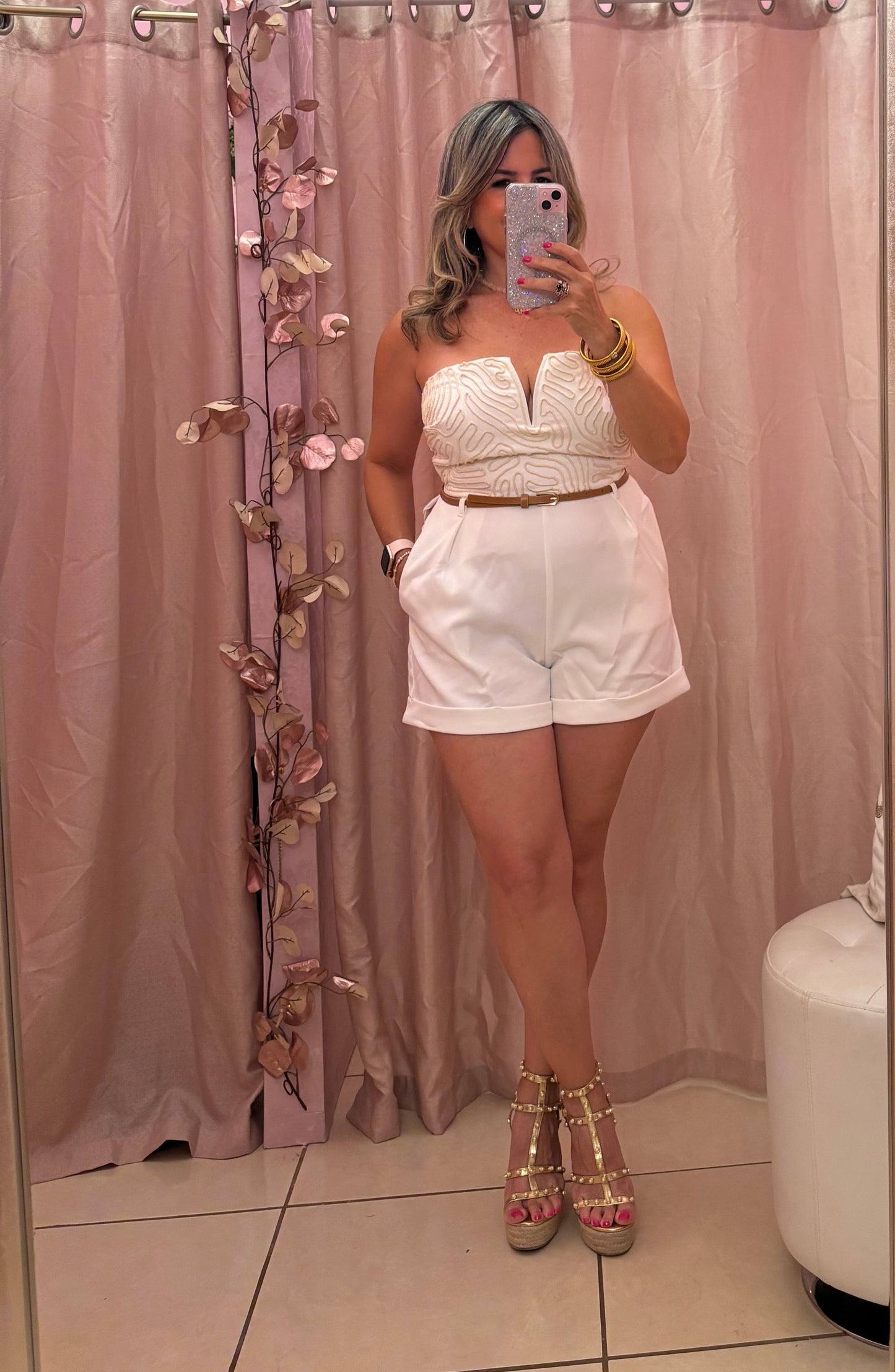 Kiara Off White Romper