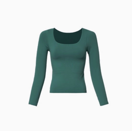 Emely Teal Basic Top