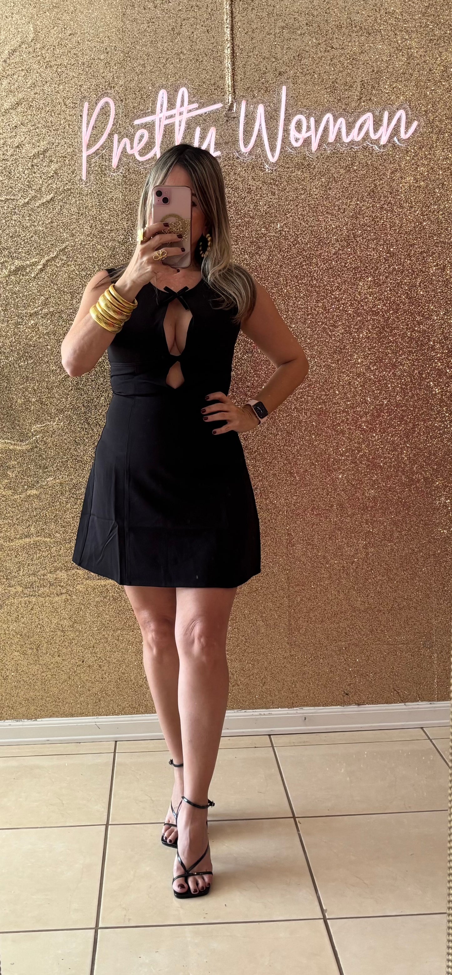 Eloisa Bow Detail Dress