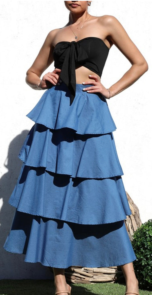 Arianna Top & Skirt Set