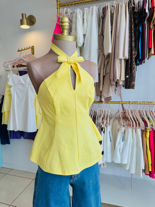 Cecilia Yellow Top
