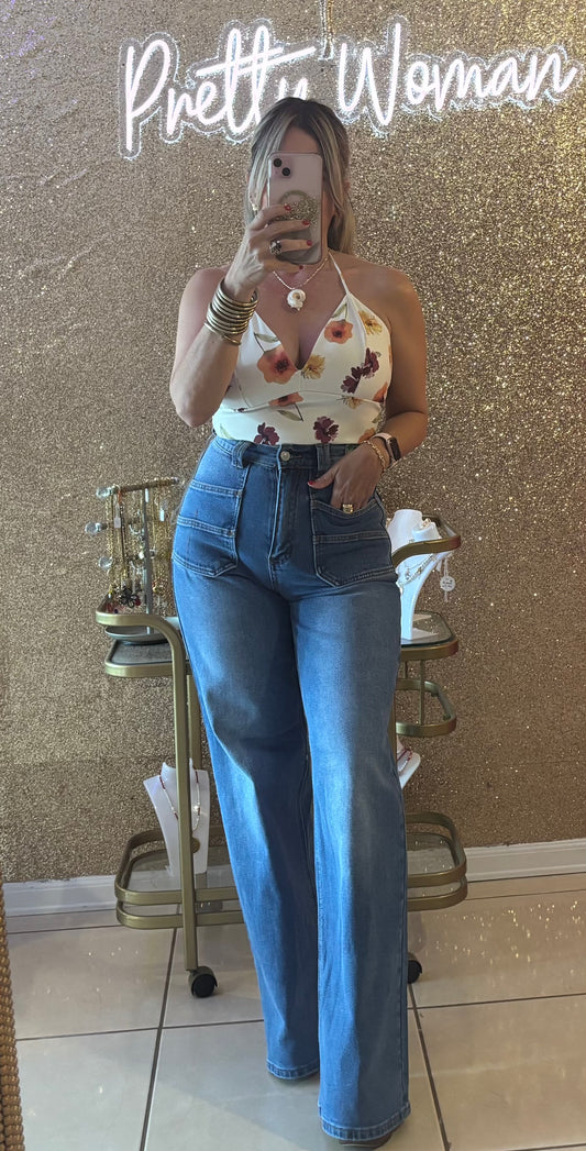 Grace Flower Crop Top