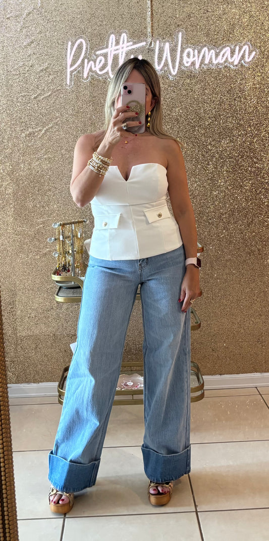 Amanda Off White Top
