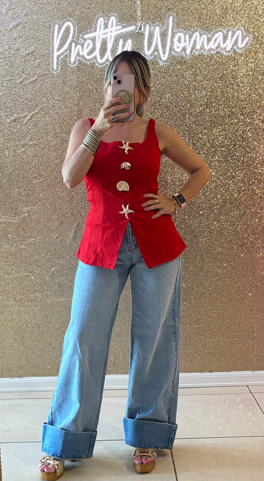 Gabriela Red Top