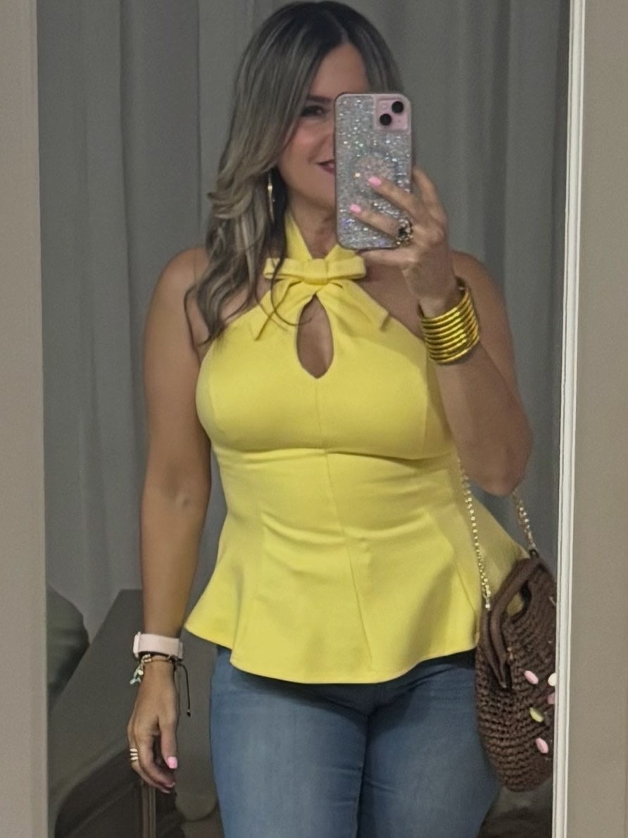 Cecilia Yellow Top